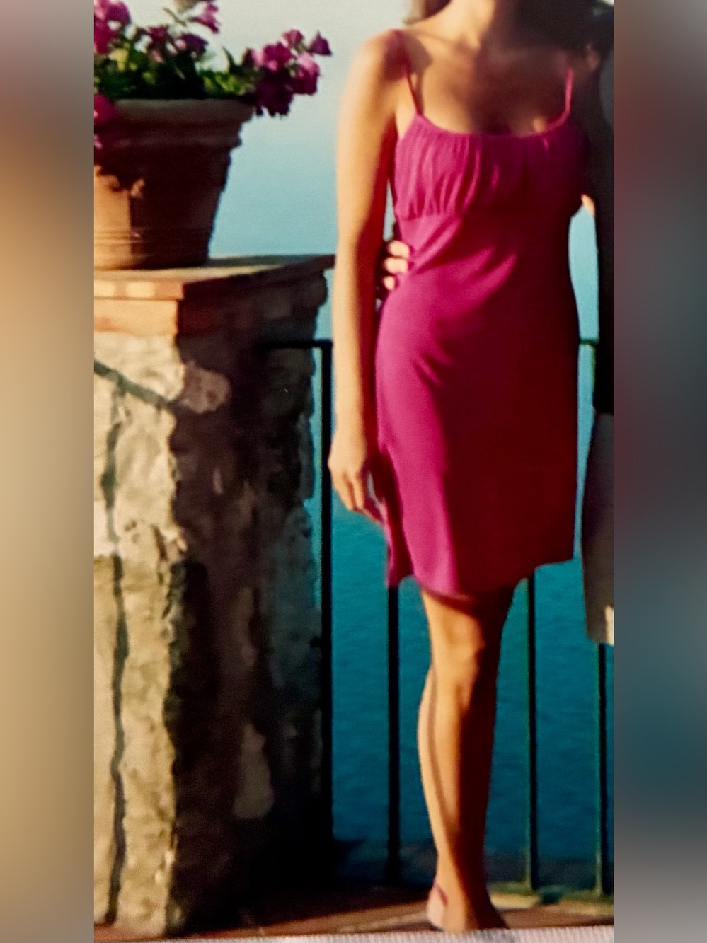 Frederick's of Hollywood Hot Pink Spaghetti Strap Dress
